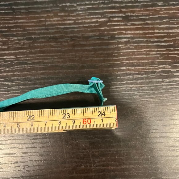 Vintage 1980’s VANITY Spaghetti Strap Ruffled Teal Top Women's Size Small - Picture 5 of 6